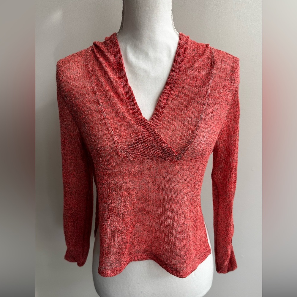 Dolce Vita Orange Hooded  Sweater